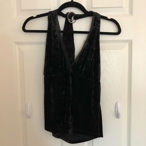 Caché Velvet Halter Top